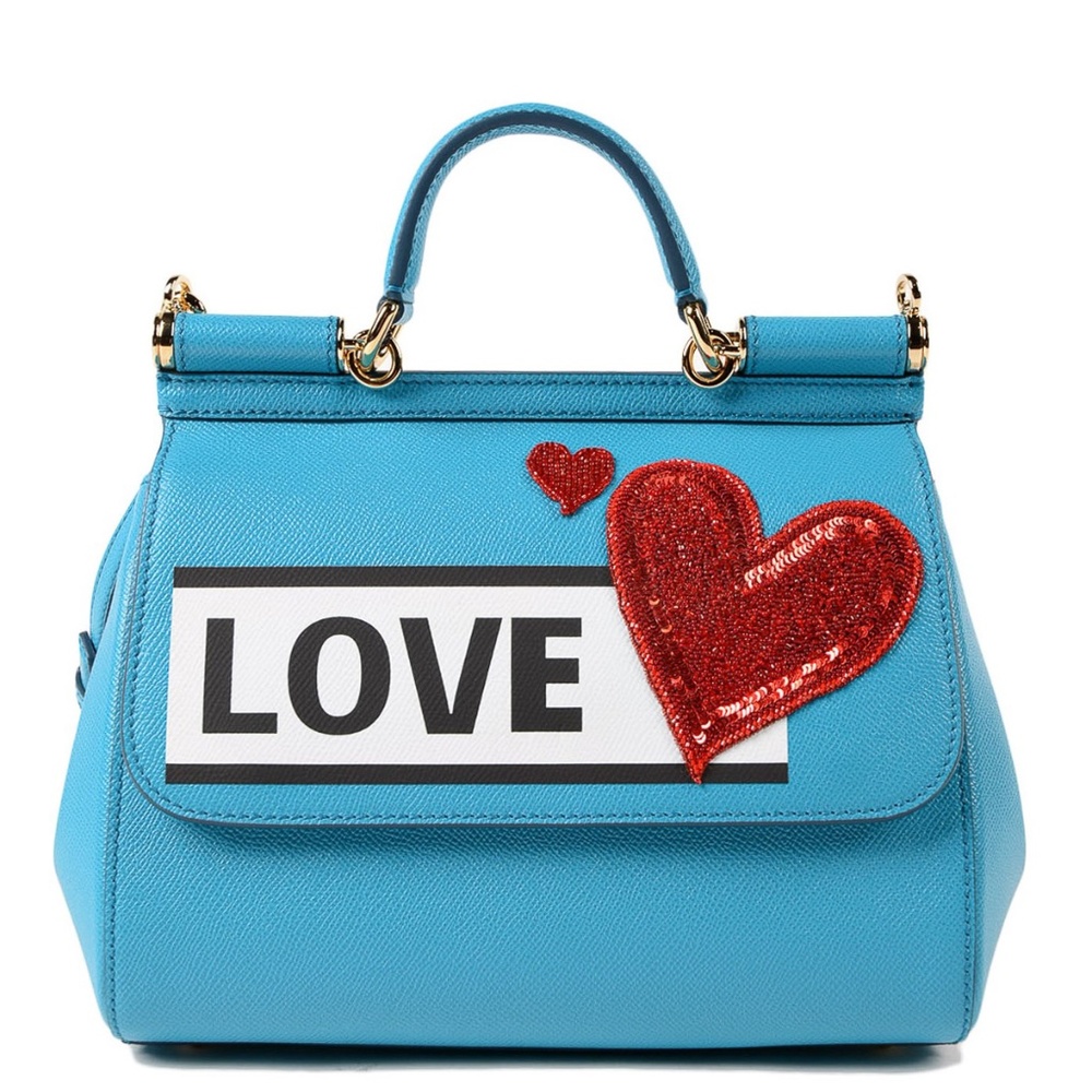 New Dolce & Gabbana Sicily Leather Satchel bag